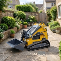 OEM Pengiriman Gratis EURO 5 EPA Mini Skid Steer Loader CE Compact Track Loader Hydraulic Quick Hitch untuk Pertanian, Lanskap, dan Pabrik