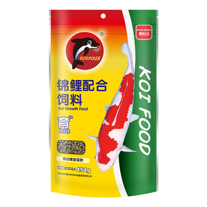 Aliments pour poissons Koi à haute teneur en protéines 454g Petit emballage ornemental pour poissons de compagnie - Product Image 1