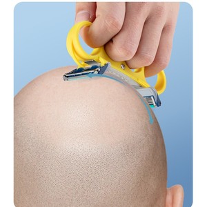 Tondeuse à cheveux rapide pour hommes, avec lame à 5 couches, double tête, rasoir manuel, outil efficace d'épilation, emballage en boîte cadeau - Product Image 3