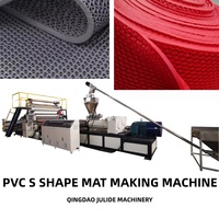 Machine d'extrusion de tapis de porte en PVC en forme de S pour la fabrication de tapis de bienvenue extérieurs et de tapis de sol pour voitures