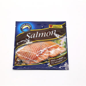 Custom Logo Printed PE Seafood Packaging <b>Bags</b> Low Temperature Refrigerated <b>Frozen</b> Food Storage Zipper <b>Bags</b> for Exhibition Use - Product Image 2