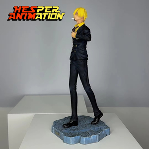 Figura de Sanji <span class=keywords><strong>Vinsmoke</strong></span> de One Piece, HESPER 35CM, Traje Blackfoot Shankies, Figura de PVC, Colección, Adorno Decorativo, Juguete, Regalo - Product Image 3