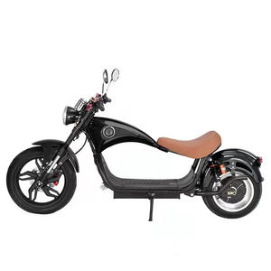 Scooter électrique à deux roues sans balais transfrontalier personnalisé Batterie au lithium 60V Adulte certifié DOT pour <span class=keywords><strong>Harley</strong></span> 1500W 51-65 km/h - Product Image 4
