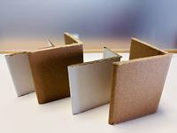Vente en gros de panneau de protection d'angle en papier panneau de bord Corum pour l'emballage et la protection des palettes