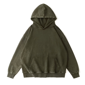 Sudadera con Capucha para Hombre, Estilo Acid Wash, Oversize, de Algodón, con Logotipo Personalizado, Marca Privada para Marcas de Ropa Urbana, Venta al Por Mayor - Product Image 1