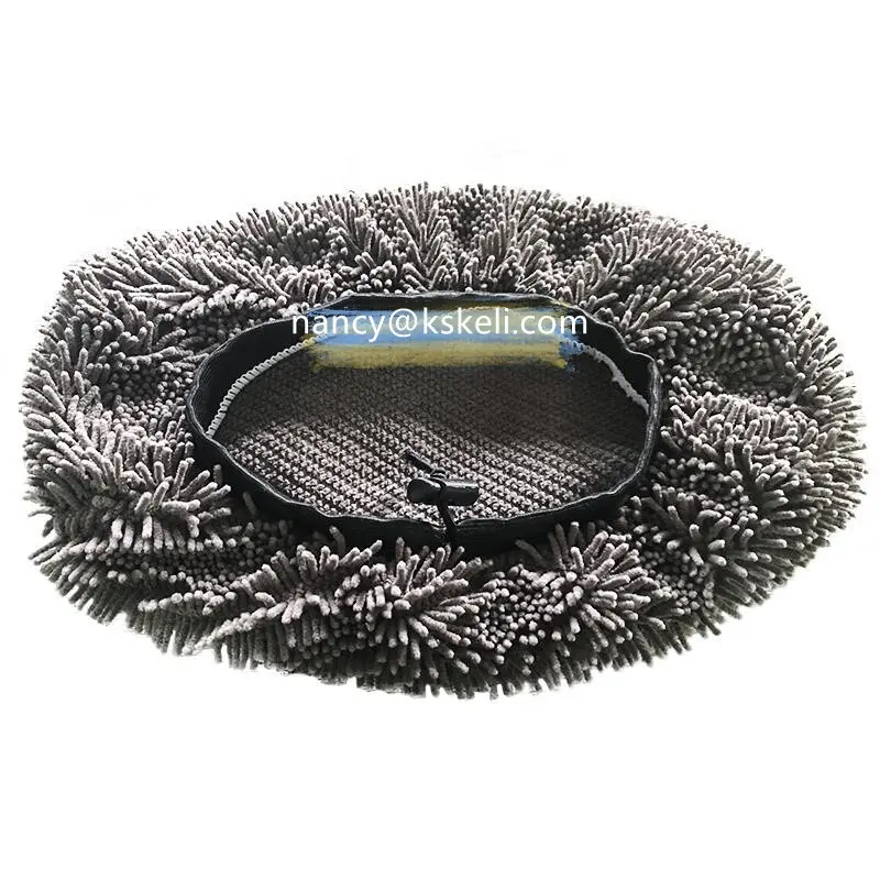 Couverture de brosse de gant de lavage de voiture en microfibre