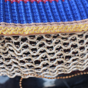 Tapis de sol de voiture en coton rayé ovale antidérapant pour scooter Dayang - Product Image 5