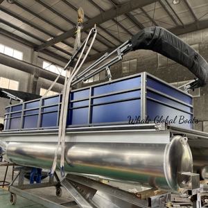 Ferry à pontons jumeaux, pontons de fret, bateau en aluminium de 10 m/33 pieds - Product Image 5