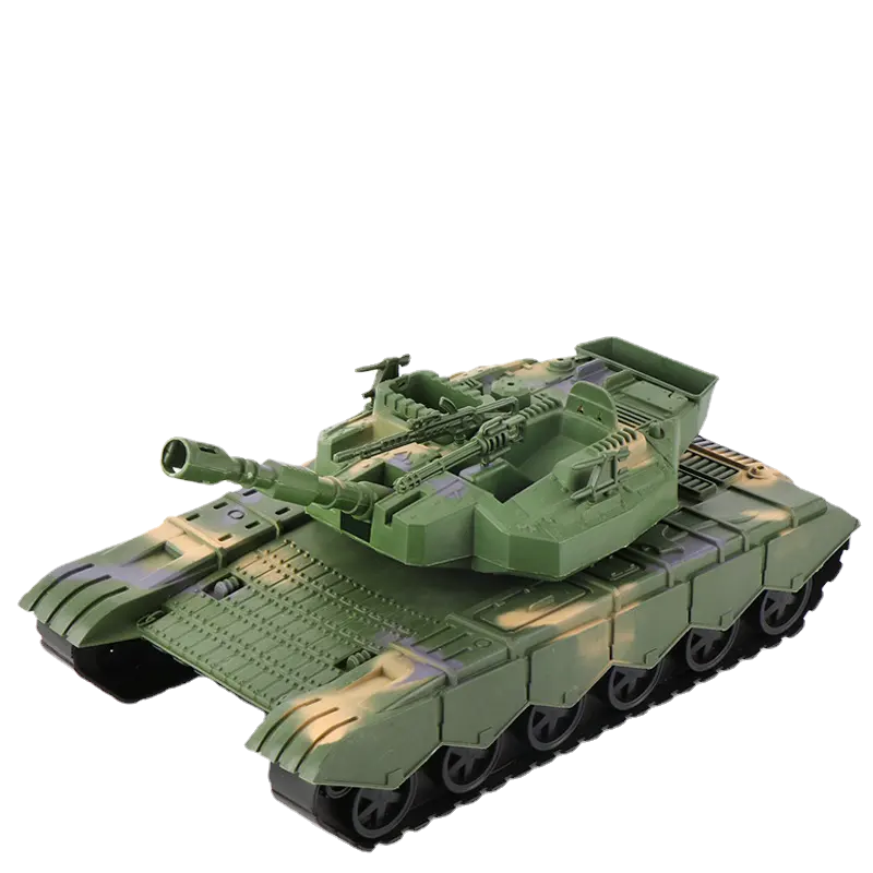 HY Toys venta transfronteriza de vehículo blindado militar inercial para niños juguete camuflaje tanque modelo coche al por mayor