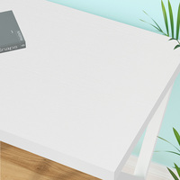Mobilier de bureau moderne en bois blanc de 1.4m pour la maison-pour les jeux