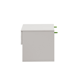 Armoire murale moderne avec tiroirs et étagère ouverte, design sculpté, anti-basculement, DIY, pour rangement de chambre - Product Image 4