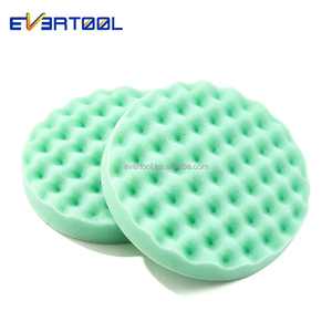 EVERTOOL Kit de cirage de voiture Tampons de <span class=keywords><strong>polissage</strong></span> Tampons de <span class=keywords><strong>polissage</strong></span> Bonnets Éponge et matériau en mousse Compatible avec la <span class=keywords><strong>perceuse</strong></span> - Product Image 3