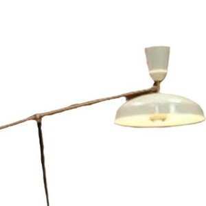 Lampadaire minimaliste moderne avec bras long et source lumineuse LED pour salon, chambre et bureau - Product Image 3