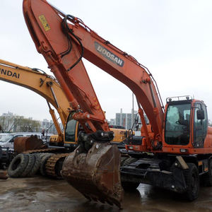 Excavadora de Ruedas Usada <span class=keywords><strong>Doosan</strong></span> 210w Original, Excavadora de Ruedas Usada <span class=keywords><strong>Doosan</strong></span> 210W en Venta - Product Image 2