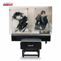 Impresora UV TechJet Small 9060 Tamaño A1, Nueva, con Cabezal de Impresión Epson I3200, para Imprimir en Fundas de Teléfono, Pelotas de Golf y Vasos