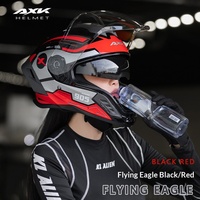 Casque de moto ABS pour homme, modèle universel quatre saisons, intégral, relevable, chaud pour l'hiver, double visière, pour vélos électriques, importé de Chine