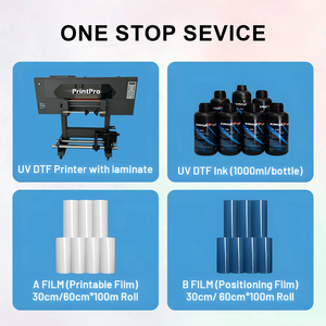 Printpro เครื่องพิมพ์3D A3เครื่องพิมพ์ DTF XP600คู่เครื่องพิมพ์ดิจิตอล I3200คู่เครื่องพิมพ์สติกเกอร์ - Product Image 3