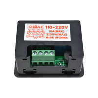 Relay saklar Delay waktu Digital yang dapat diprogram, modul kontrol Timer terbuka DC 12V 24V AC 110V 220V 0-999/menit/jam