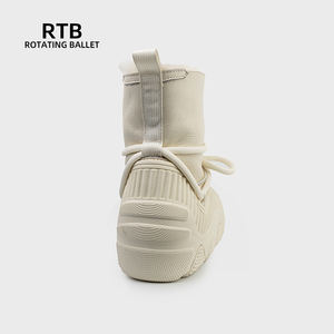 Botas de nieve de punta redonda para mujer en invierno, con superficie de piel de vaca y suela de espuma EVA, resistentes al desgaste y antideslizantes - Product Image 3