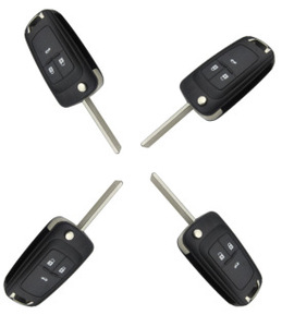 Clé de voiture sans fil HYQIES pour Chevrolet Cruze/<span class=keywords><strong>Malibu</strong></span>, remplacement de clés de véhicule avec lame HU100, chipset ID46, 433 MHz, du fabricant - Product Image 4