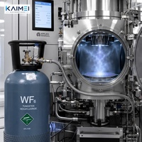 Gas WF6 de Alta Pureza 99.999% 5N, Hexafluoruro de Tungsteno de Grado Electrónico, Precursor CVD, Precio de Fabricante