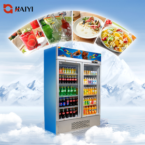 Tủ lạnh hiển thị trường hợp đồ uống mở hiển thị Máy làm lạnh đồ uống Showcase Cooler cho nước giải khát - Product Image 3