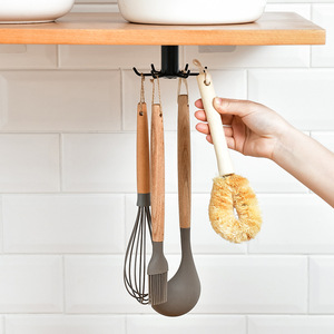 Kitchen <b>Hook</b> Multi-Purpose <b>Hooks</b> 360 Degrees Rotated Rotatable Rack for Organizer and Storage Spoon Hanger Accessories - Product Image 2