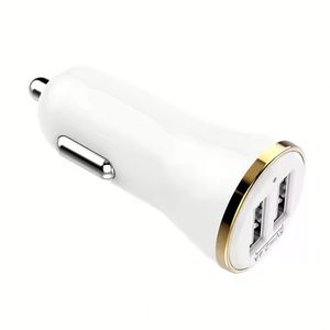ที่ชาร์จในรถยนต์แบบ Dual USB ราคาโรงงาน ชาร์จเร็ว 5V/2.4A ที่ชาร์จในรถยนต์แบบพกพาสำหรับโทรศัพท์มือถือ - Product Image 1