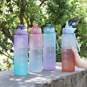 2022 Factory wholesale customization water bottle plastic water color bottle