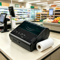 Impresora Térmica de Tickets DiligenCe de 80 mm/3 Pulgadas, Mini Impresora POS Portátil, Compatible con Linux, Interfaz USB, 203DPI, 2 Años de Garantía