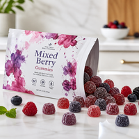 Sachet Doypack Personnalisé Mat Imprimé pour Bonbons Citronnés, Refermable, Qualité Premium, pour Bonbons Durs Citron et Lime, Emballage Refermable SUP