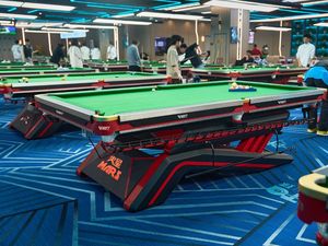 Nouvelle arrivée 2025, table de billard en bois massif Mars, Heyball, tournoi, 8 pieds, 9 pieds, billard chinois à 8 boules pour utilisation en club - Product Image 2
