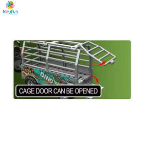 Dinosaurus Jurassic Transport Truck Voertuig Monster Kooi Set-Traagheid Auto Met Verlichting En Geluiden Plastic Montage Vereist - Product Image 4