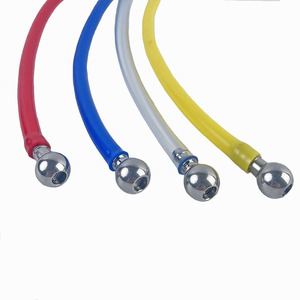 Pajita con bola de gravedad de acero inoxidable 304 y tubo de silicona engrosado para accesorios de botella PA de lavado de coches - Product Image 5