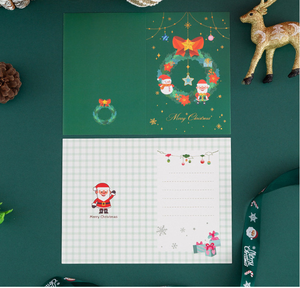 Biglietti di auguri di Babbo <span class=keywords><strong>Natale</strong></span> che piegano i migliori auguri di <span class=keywords><strong>buon</strong></span> <span class=keywords><strong>Natale</strong></span> cartolina regalo di <span class=keywords><strong>Natale</strong></span> per la benedizione del nuovo anno grazie all'arredamento da cartolina - Product Image 2