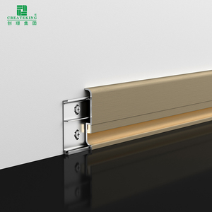 CREATEKING Fireproof &amp; Moisture-Proof LED Aluminum <strong>Baseboard</strong> with 5 Year Warranty Easy Install for Commercial Buildings - Product Image 2
