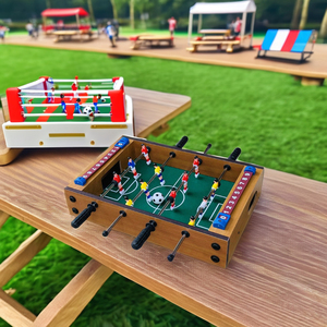 Mini Calciobalilla in Legno Marrone per Bambini, Tavolo da Calcio da Interno Facile da Trasportare - GB0332-S con Servizio OEM, Accessorio per Gioco Baby Foot - Product Image 6
