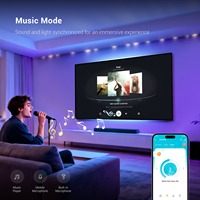 Contrôleur LED musical SP637E PWM SPI CCT DC5-24V avec variateur d'intensité par application et télécommande RF, synchronisation musicale multi-modes, garantie 5 ans, 600/900 canaux