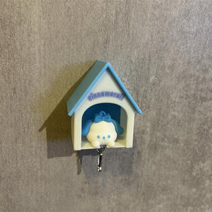 Venta al por mayor creativo Doghouse llavero titular aleación y <span class=keywords><strong>PVC</strong></span> UV impresión multifunción llavero Venta caliente hogar novedad llavero - Product Image 5