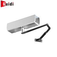 Cierrapuertas Automático de Aleación de Aluminio Guidi Smart, Abrepuertas Automático de Alta Resistencia para Puertas Batientes de Hotel, Interiores y Exteriores, Fabricante OEM