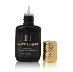 韓国IBi-Beautyスーパーボンダーグラフトまつげ接着剤保持剤15mlプライマー白の持続的なラッシュエクステンション液を防ぎます