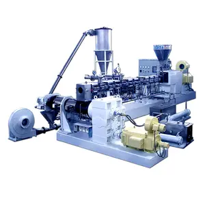 Línea de producción de extrusora de doble tornillo de máquina de fabricación de PVC de plástico de Venta caliente