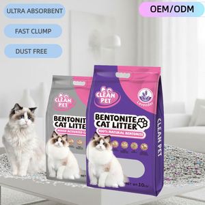 Sable pour chat en bentonite de 10 L en forme de boule, écologique, très demandé, agglomération rapide et forte, contrôle des odeurs, formule 99 % sans poussière - Product Image 1