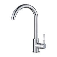 Robinet mélangeur de cuisine moderne en laiton avec purificateur d'eau pivotant à 360 degrés