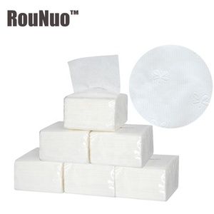 Rounuo einweg restaurant papier servietten, 175x105mm, geprägt, 2 lagen - Product Image 4