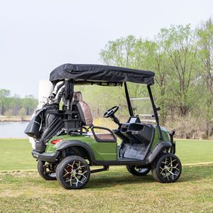 Carrito de Golf Eléctrico Maytop de 2 Plazas, 4 Ruedas, Batería de Iones de Litio, Transporte Duradero para Campos de Golf - Product Image 3