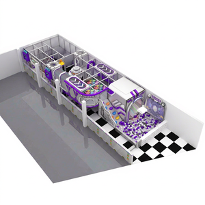 Structure de jeux intérieure commerciale avec piscine à balles et éléments d'escalade pour parcs d'attractions pour enfants, aire de jeux intérieure TG60 - Product Image 1