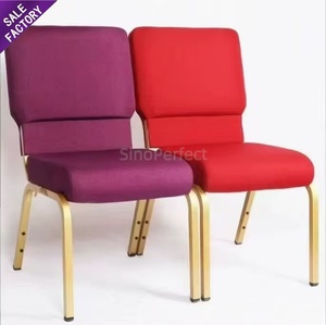 Sillas Apilables Metálicas de Diseño Moderno para Fiestas, Ceremonias, Banquetes, Hoteles, Teatros, Auditorios, Iglesias - Product Image 6