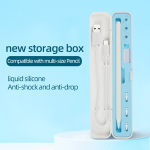 กล่องเก็บดินสอแบบพกพา <span class=keywords><strong>ป</strong></span>กแข็ง กล่องใส่ดิ<span class=keywords><strong>น</strong></span>สอ อุ<span class=keywords><strong>ป</strong></span>กรณ์เสริมสำหรับ Apple Pencil 1 <span class=keywords><strong>2</strong></span> ที่ใส่ดิ<span class=keywords><strong>น</strong></span>สอ บรรจุภัณฑ์แบบก<span class=keywords><strong>ล</strong></span>่องกระดาษ สีขาว - Product Image 2