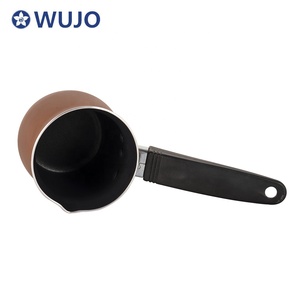 Fabricante de China Eco Friendly <span class=keywords><strong>Sartenes</strong></span> Inducción Mini Sartén de aluminio forjado para café Leche - Product Image 3